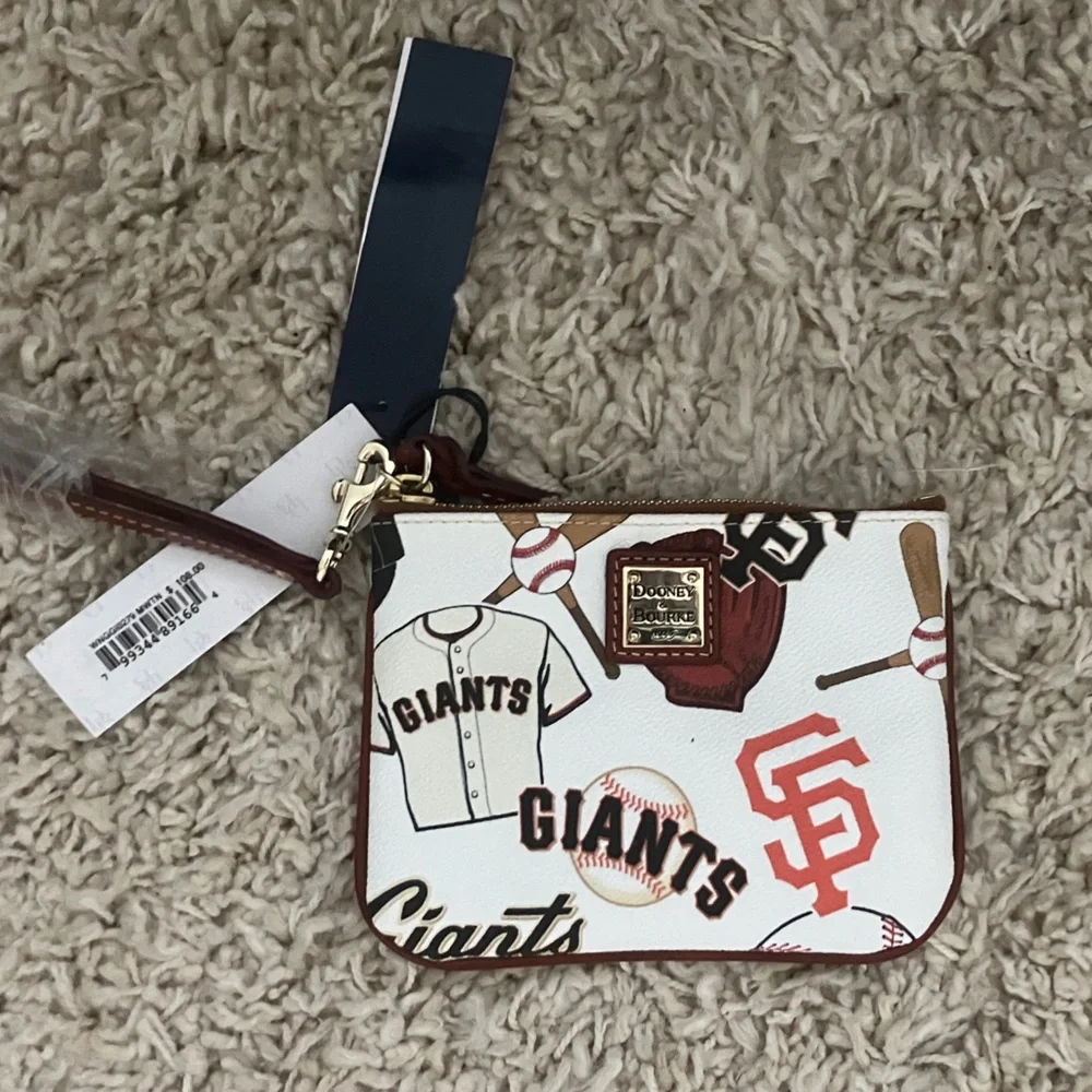 Dooney & Bourke San Francisco Giants White Printed Wristlet